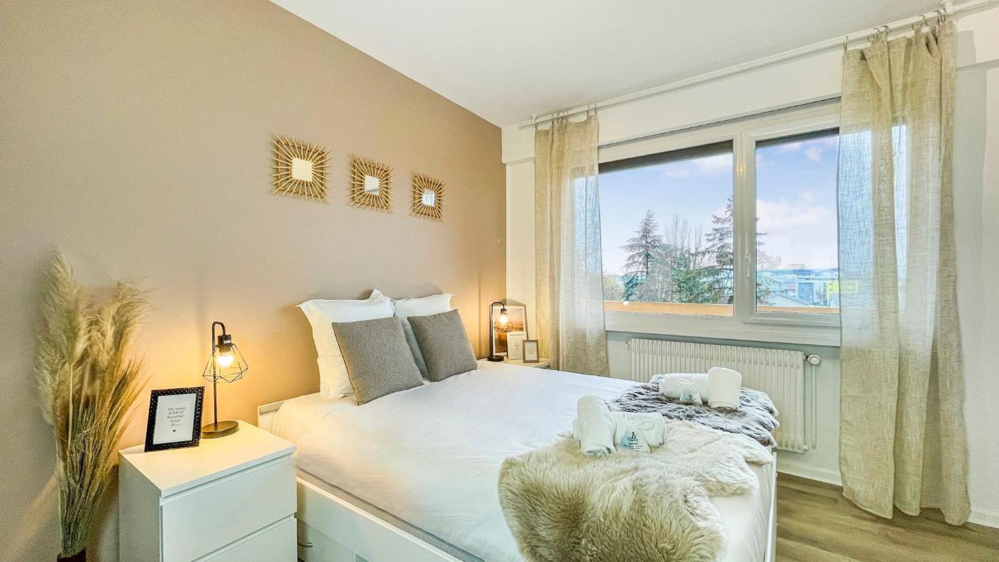 Homey La Coloc Mugi - Colocation Haut De Gamme - Chambres Privees - Balcon - Wifi Et Netflix - Proche Transports Commun Annemasse Buitenkant foto