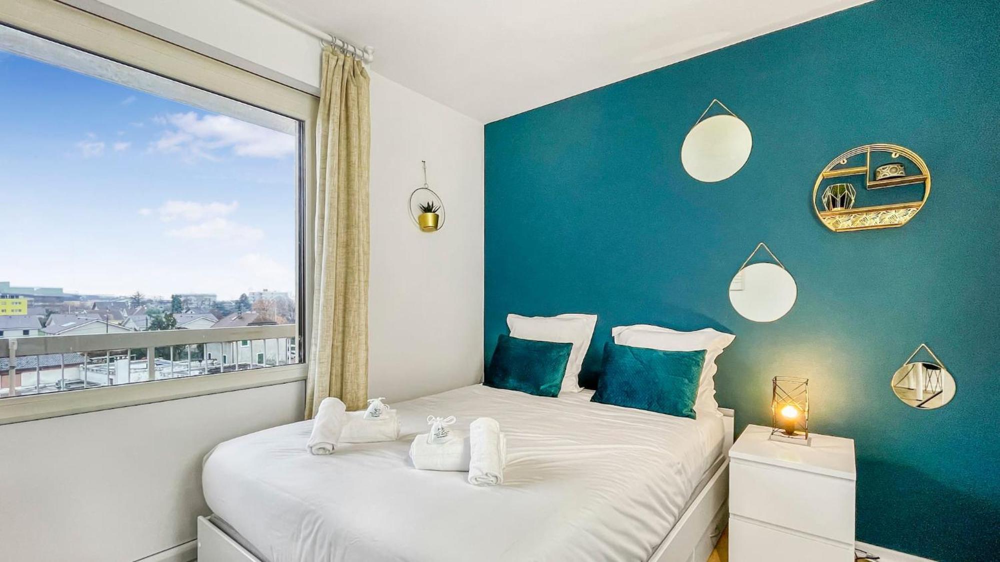 Homey La Coloc Mugi - Colocation Haut De Gamme - Chambres Privees - Balcon - Wifi Et Netflix - Proche Transports Commun Annemasse Buitenkant foto